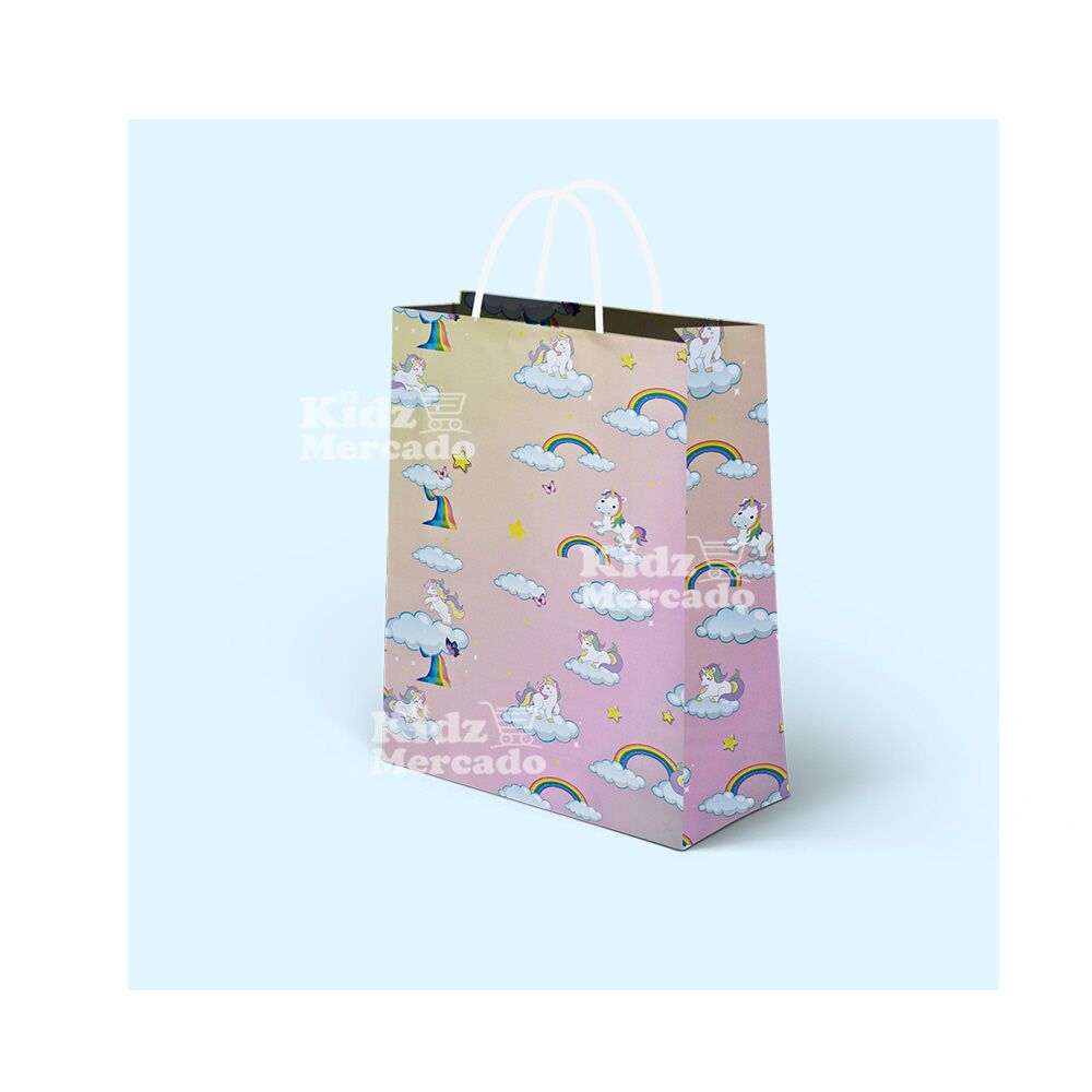 Gifting-Paper-Bag-Unicorn-Yellow