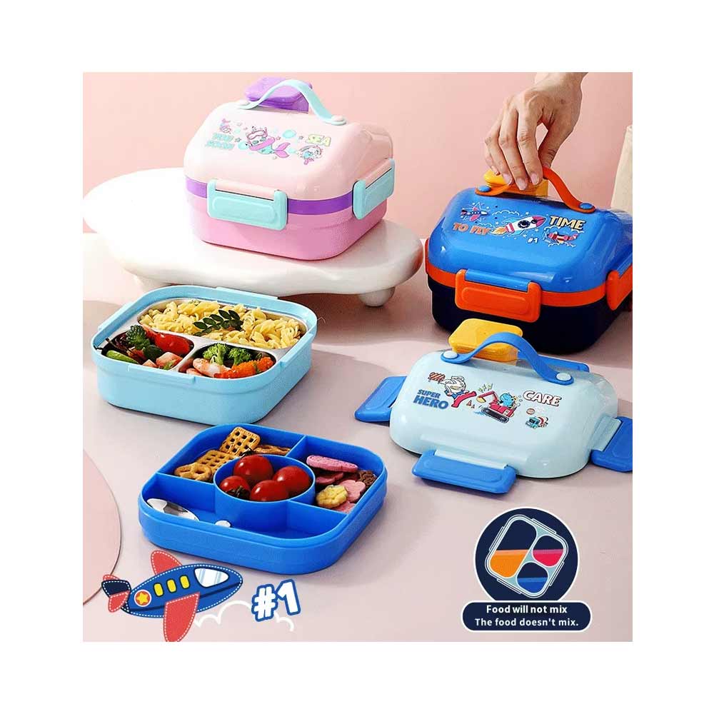 Funky-House-Bento-Square-Lunch-box-700-ml-+-70-ml