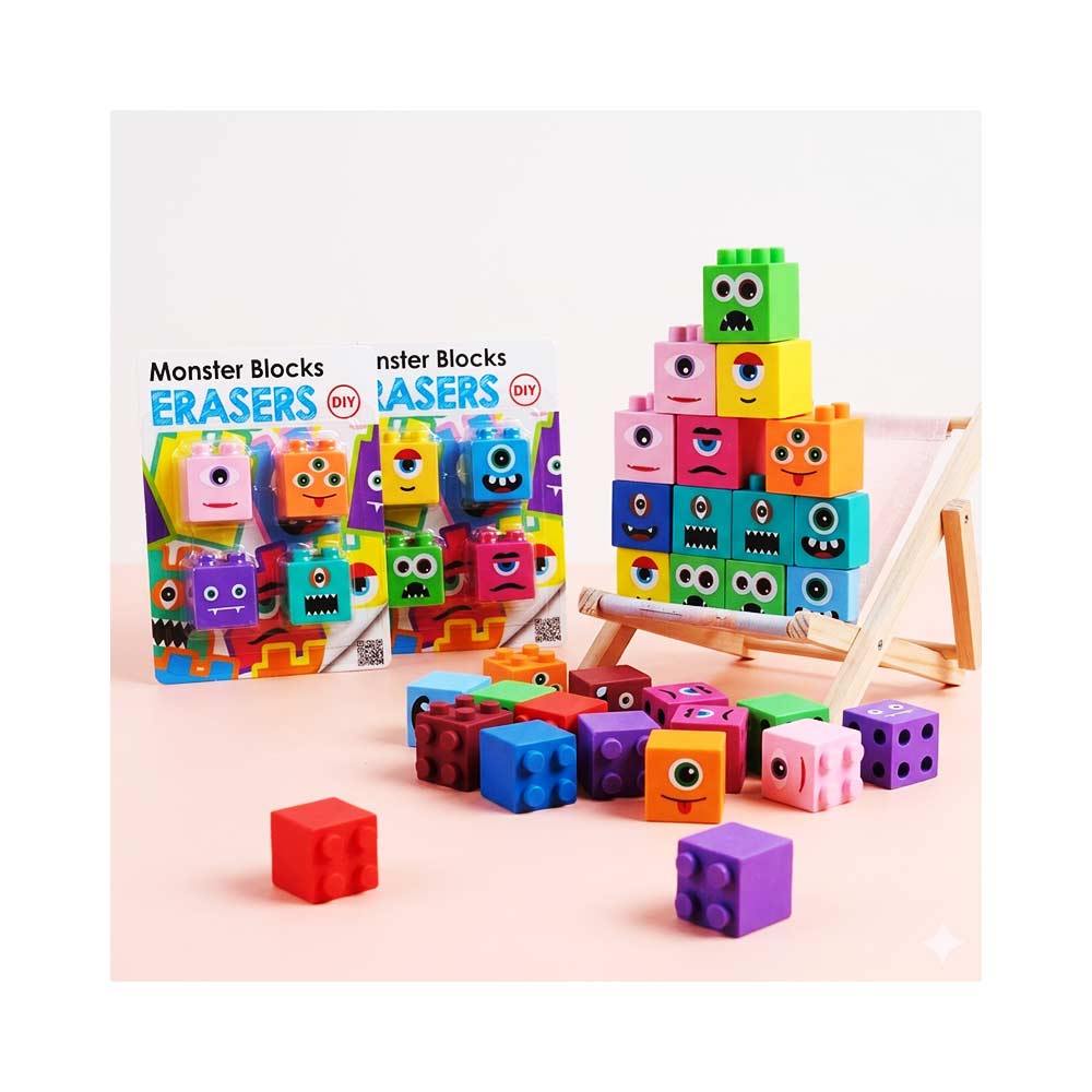 Monster-Block-Erasers